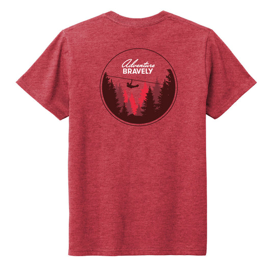 Red Zipline T-Shirt